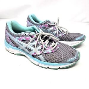 ASICS‎ Gel-Excite 4 Women's Size 8 Teal Pink Gray Running Shoes Sneakers T6E8N.